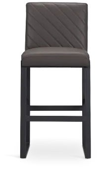 Harlem Dark Gray 30" Upholstered Barstool