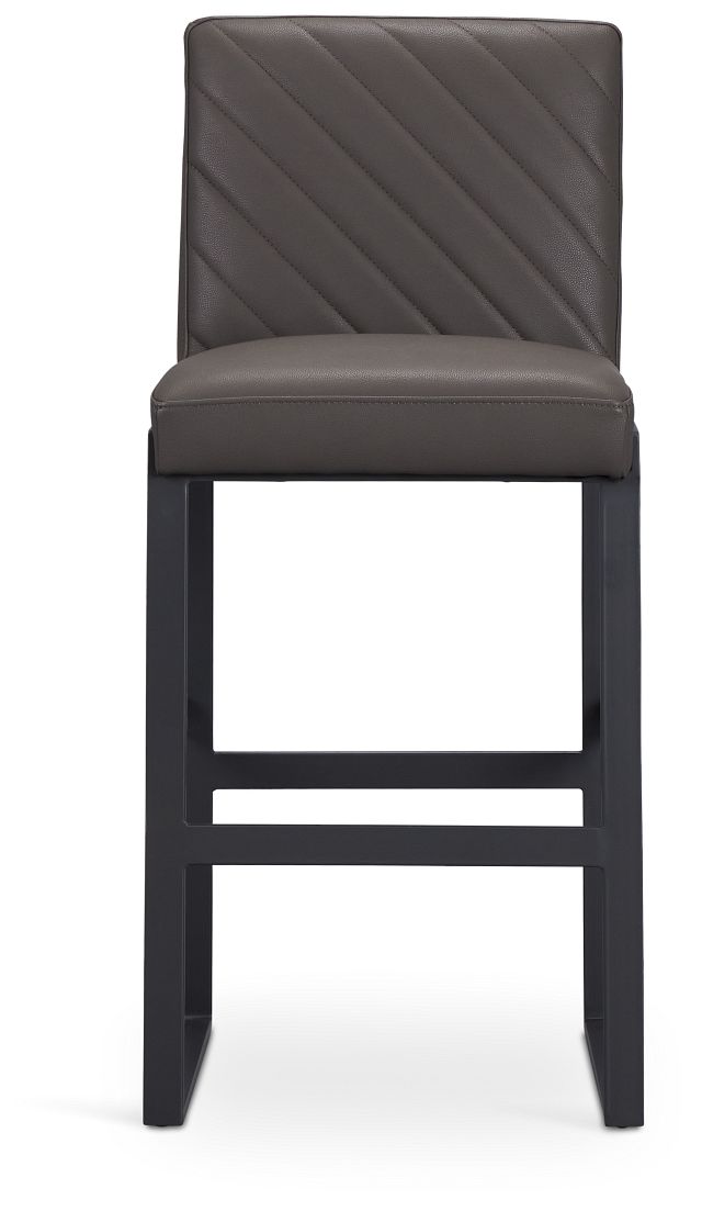 Harlem Dark Gray 30" Upholstered Barstool