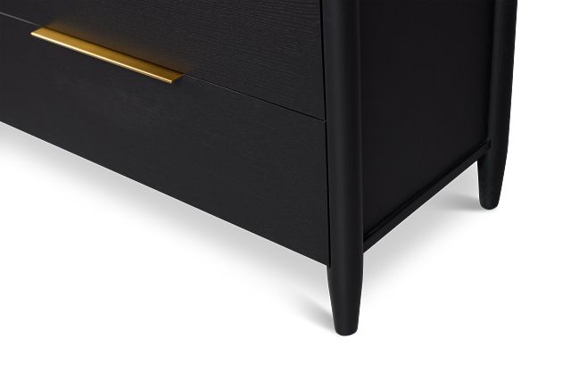 Stockton Black Dresser & Mirror