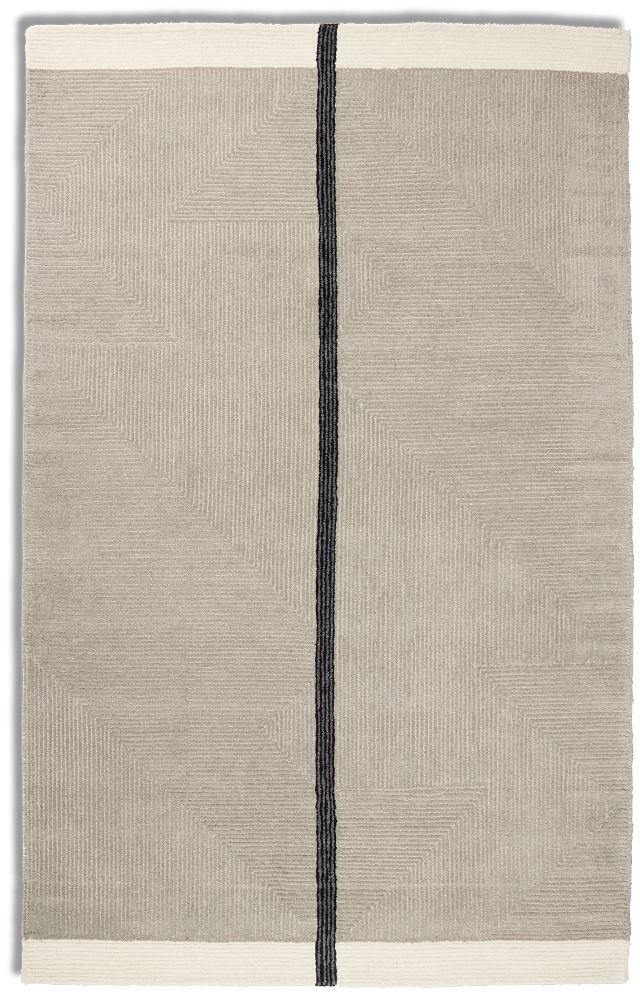 Linesi Dark Gray 5x8 Area Rug