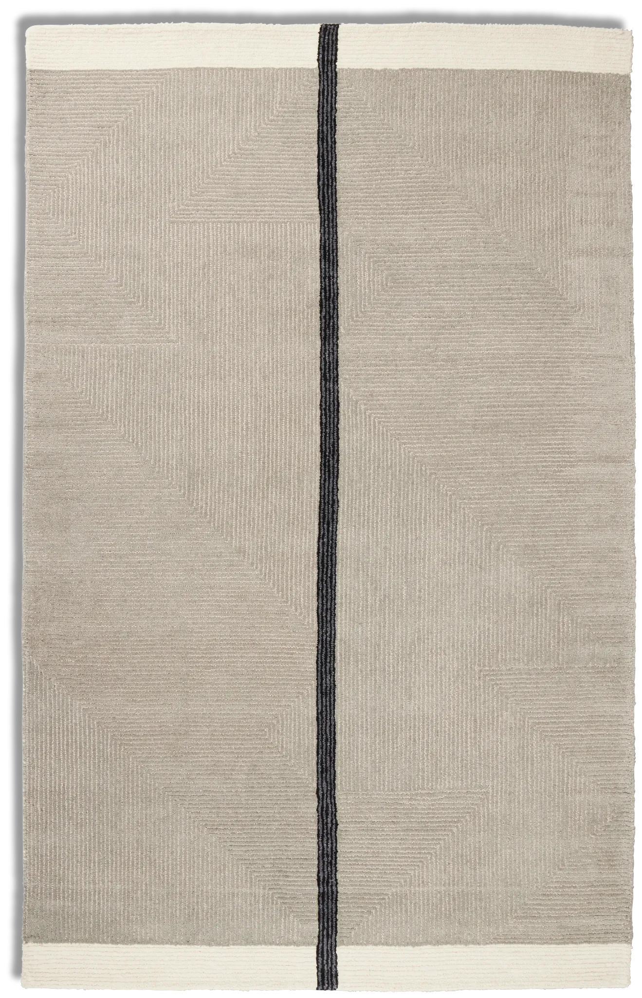 Linesi Dark Gray 5x8 Area Rug