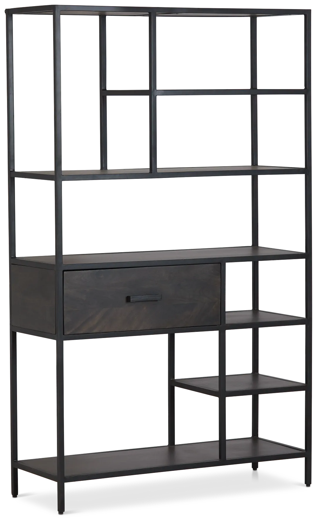 Cleo 1-drawer Metal Bookcase