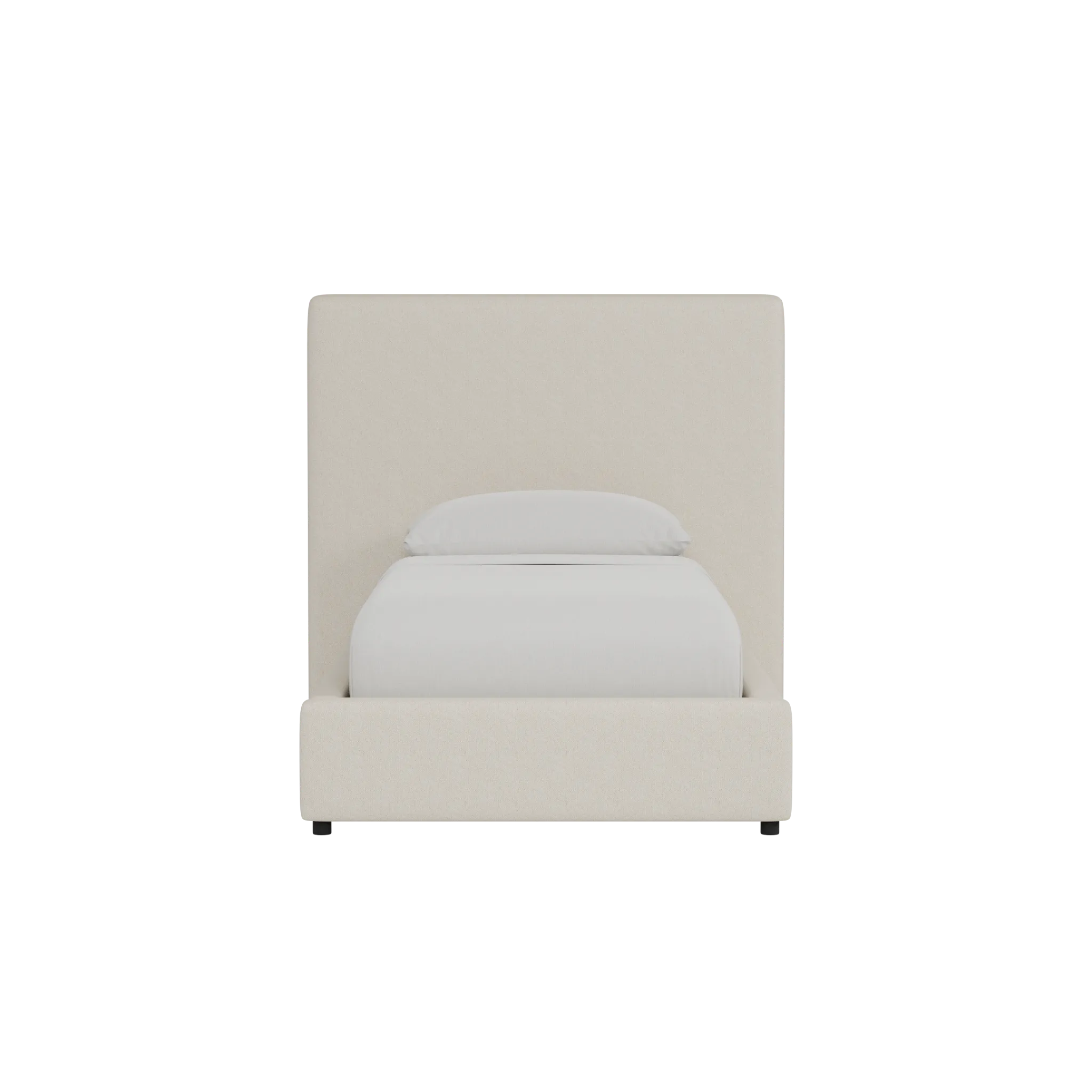 Grayton Gellar Green 54" Upholstered Platform Bed