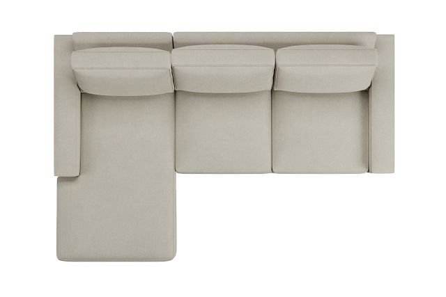 Edgewater Suave Beige Left Chaise Sectional