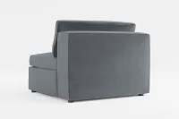Destin Joya Gray Velvet Armless Chair