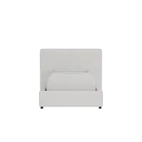 Grayton Lucy Light Beige 44" Upholstered Platform Bed