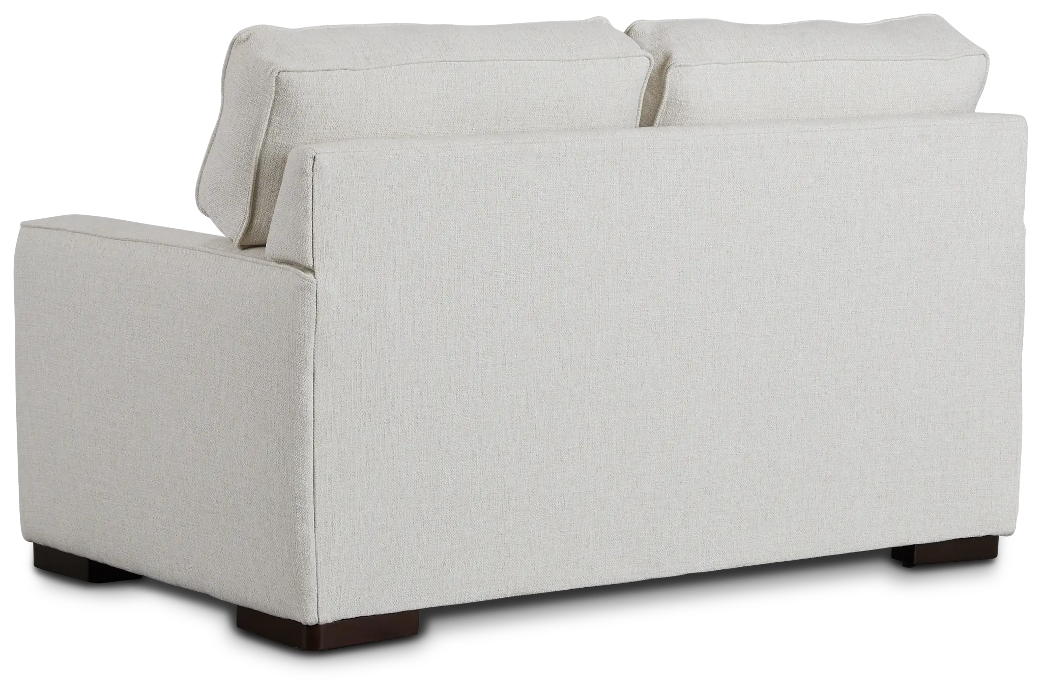 Austin White Fabric Loveseat Austin White Fabric Loveseat