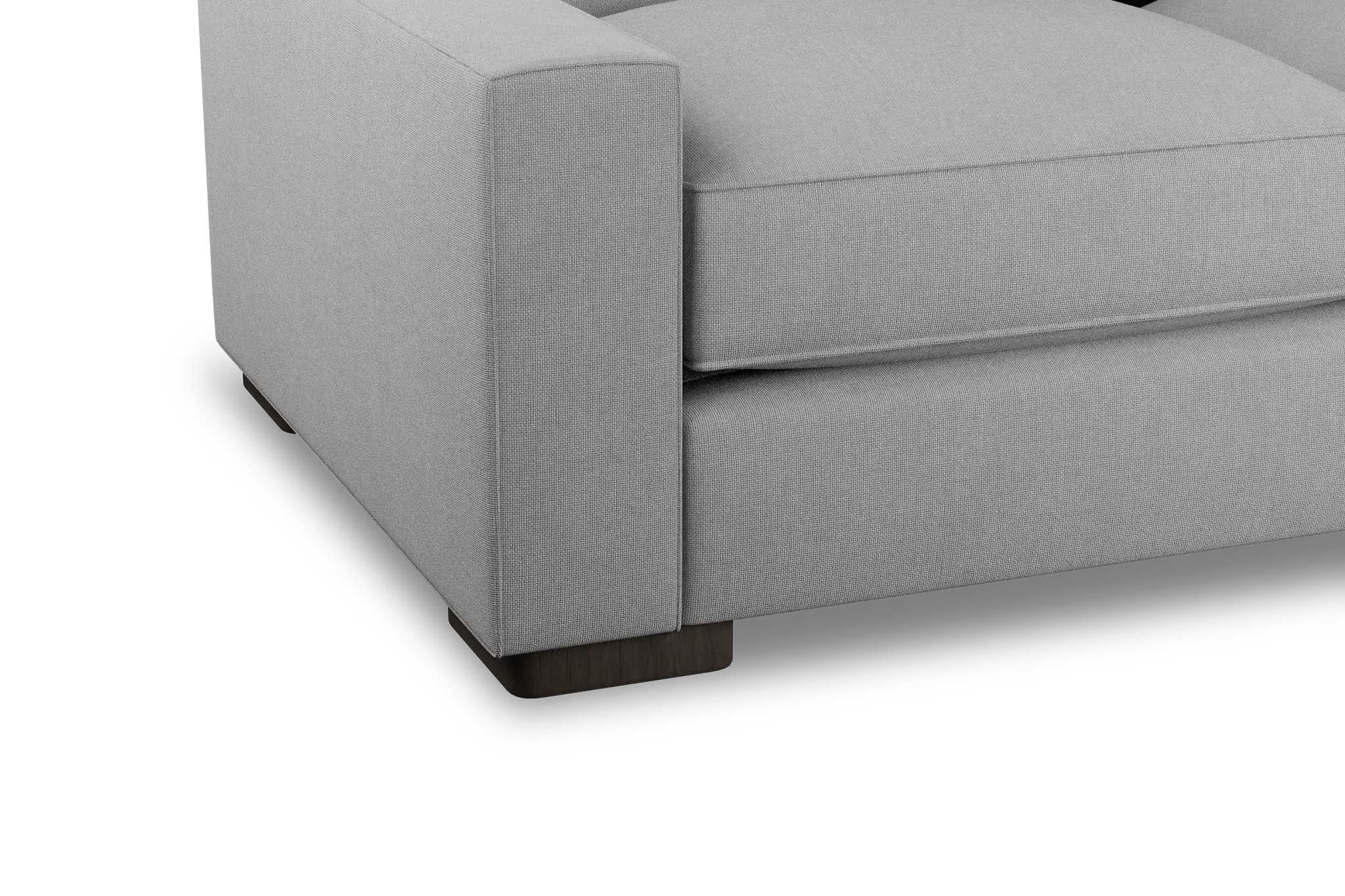 Edgewater Suave Gray Large Two-arm Sectional Edgewater Suave Gray Large Two-arm Sectional