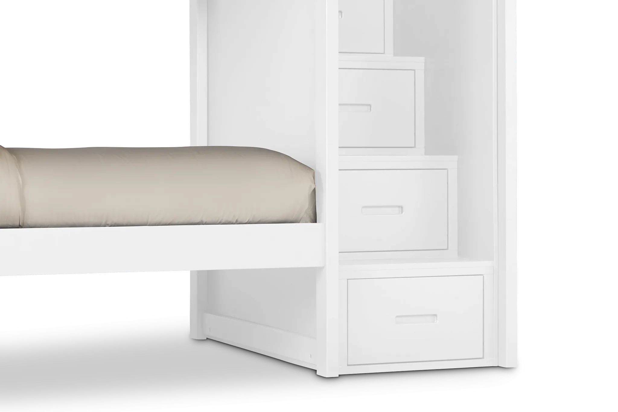Charleston White Step Bunk Bed
