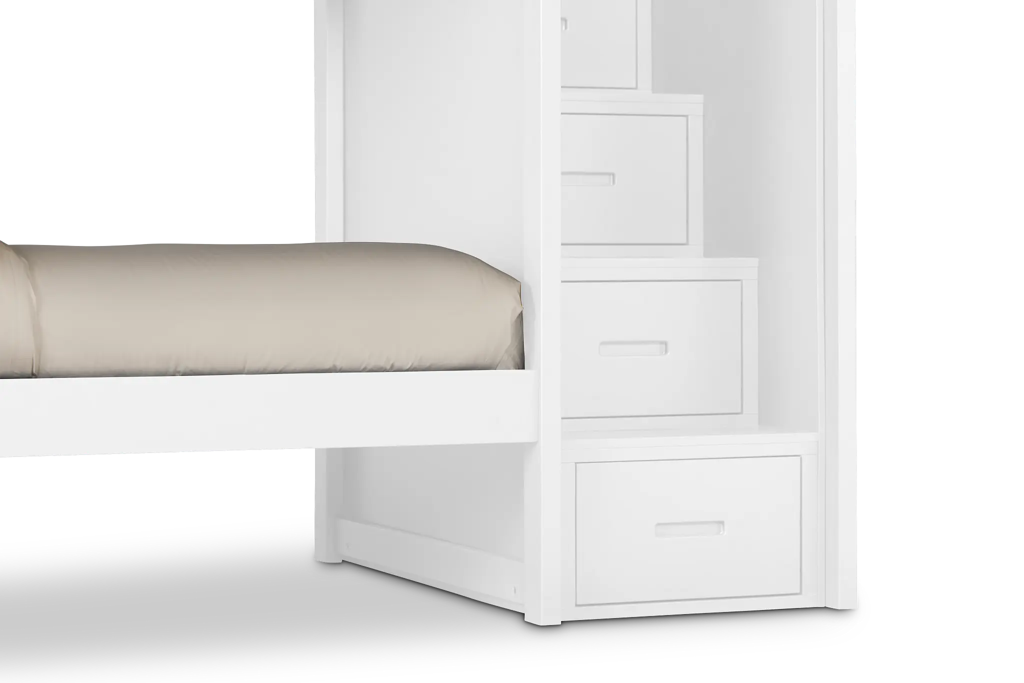 Charleston White Step Bunk Bed Charleston White Step Bunk Bed