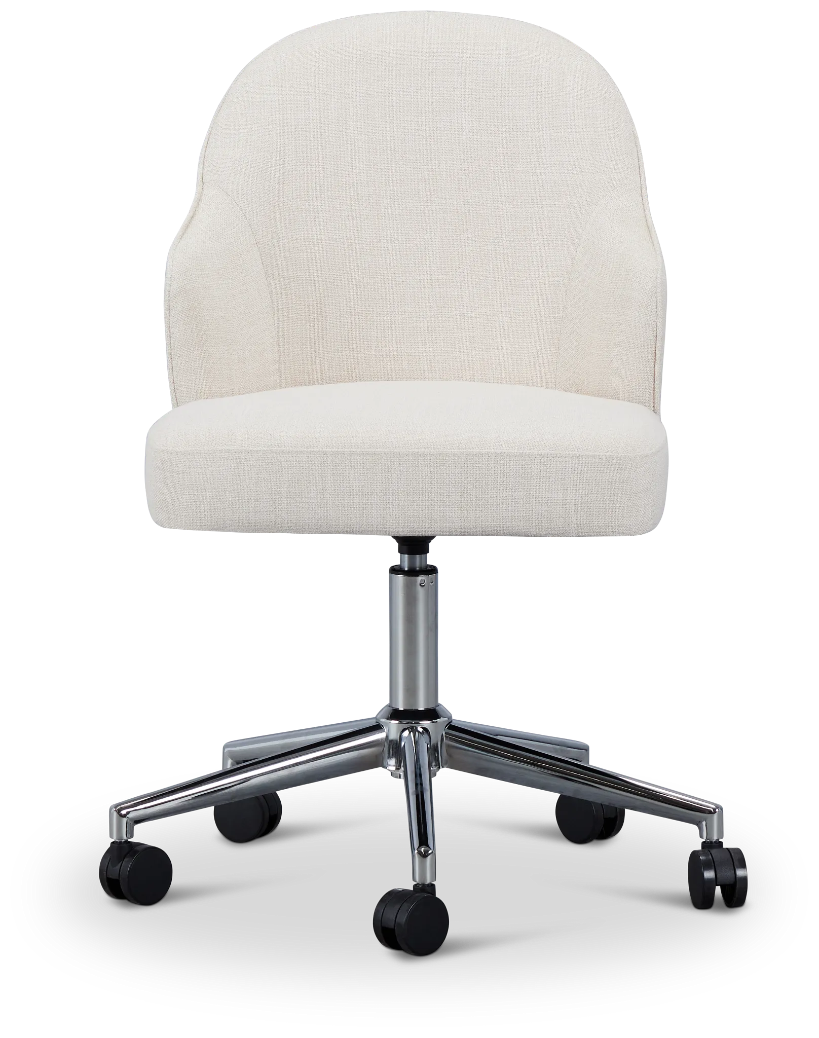Paige Light Beige Swivel Desk Chair