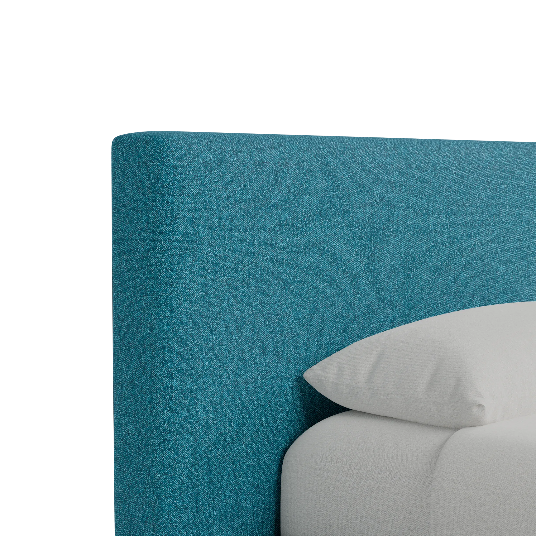 Grayton Elite Teal 44" Upholstered Platform Bed