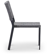 Barbados Light Gray Woven Side Chair