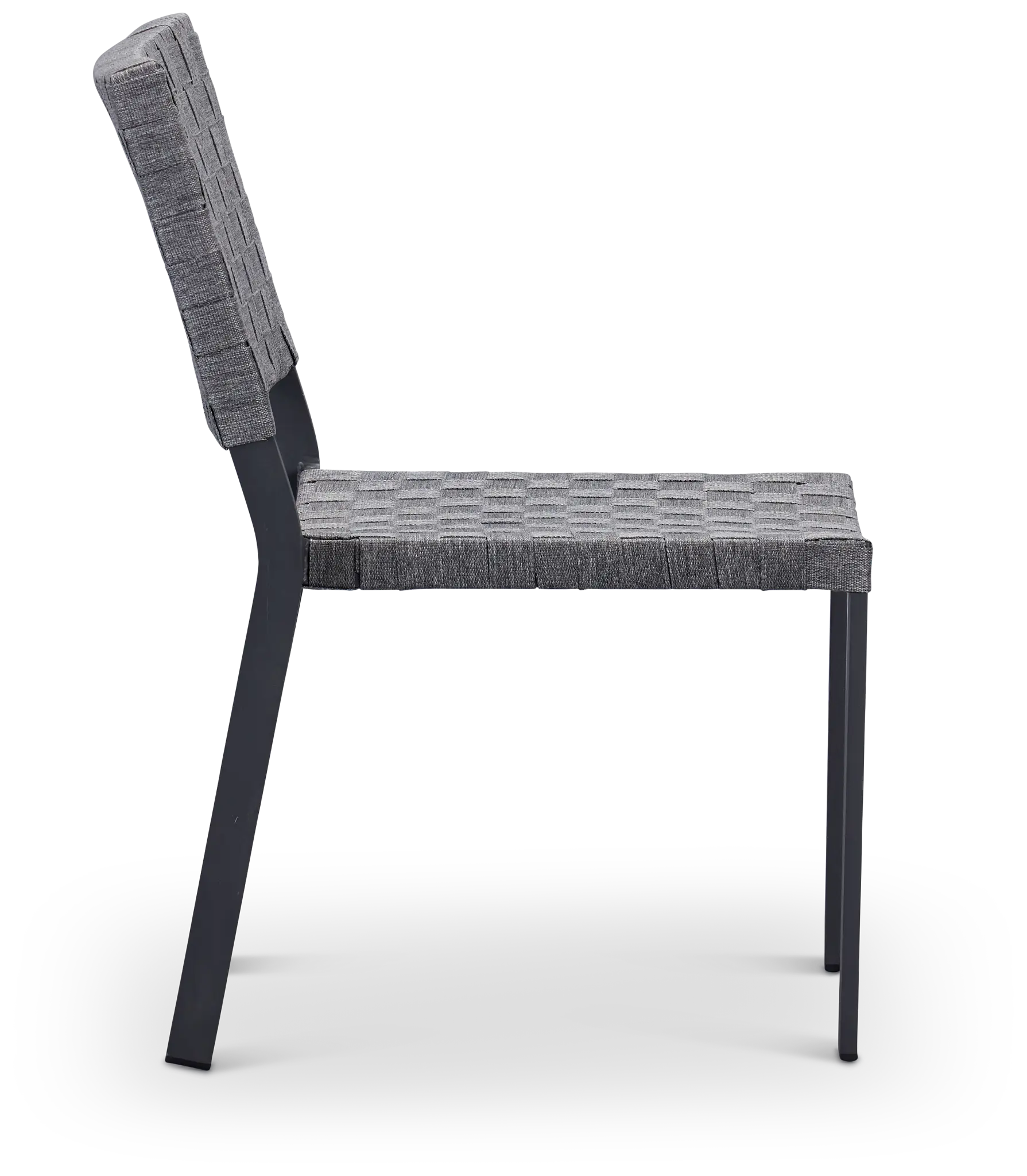 Barbados Light Gray Woven Side Chair Barbados Light Gray Woven Side Chair