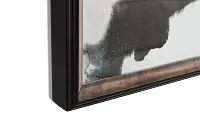 Fluid Black Framed Wall Art