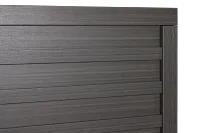 Everett Gray Panel Bed