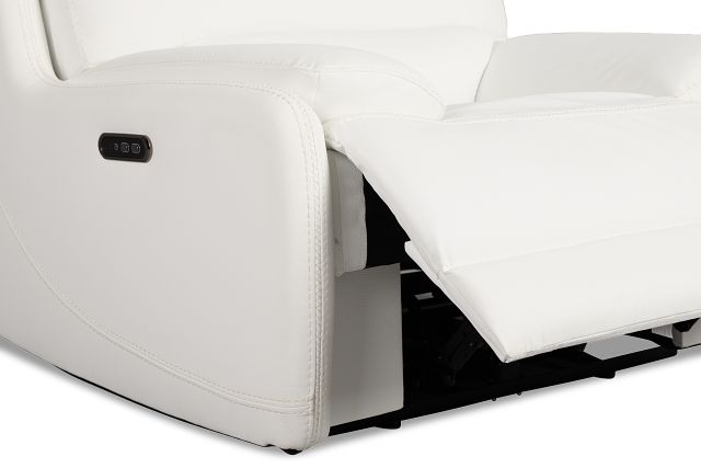 Jett White Micro Power Recliner