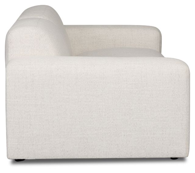 Baylor Light Beige Fabric 2-piece Modular Sofa