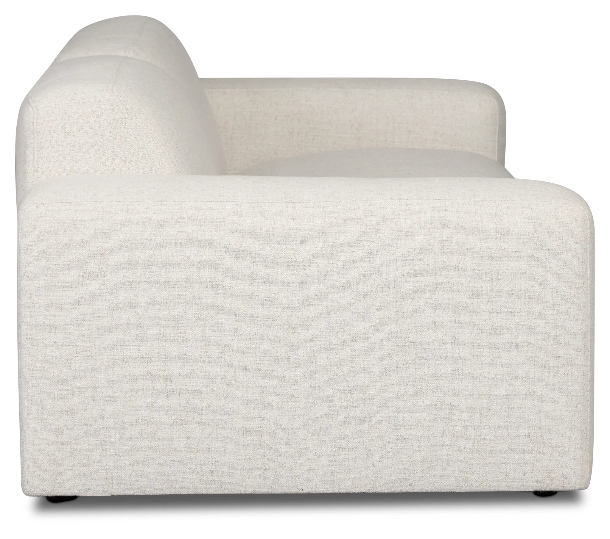 Baylor Light Beige Fabric 2-piece Modular Sofa