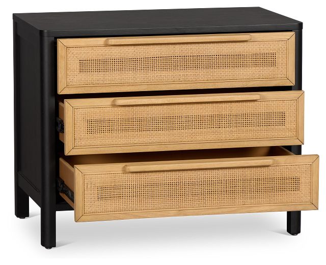 Pacific Two-tone 3-drawer Nightstand