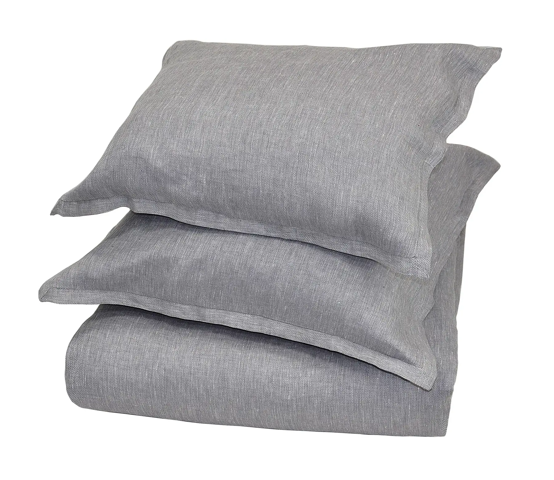 Herringbone Gray Sham Herringbone Gray Sham