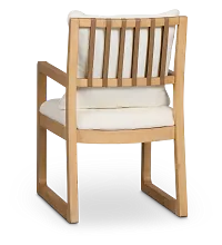 Highland Light Tone Upholstered Arm Chair