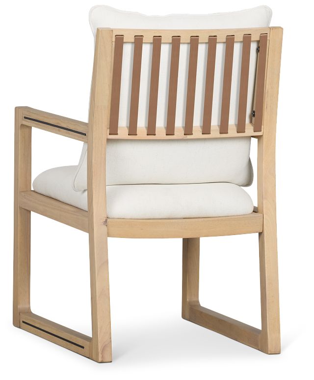 Highland Light Tone Upholstered Arm Chair