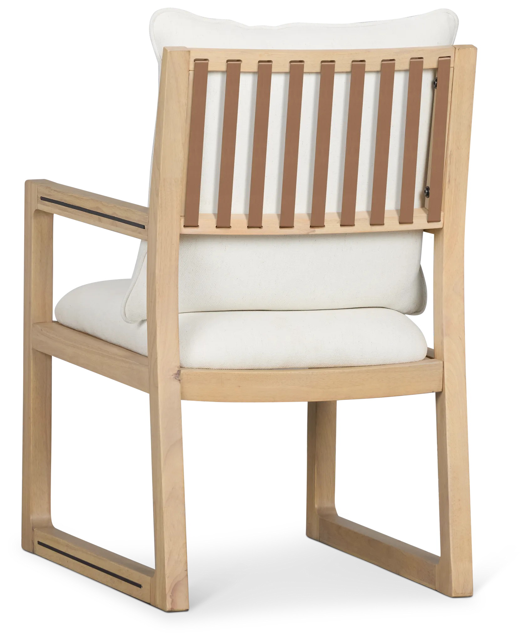 Highland Light Tone Upholstered Arm Chair