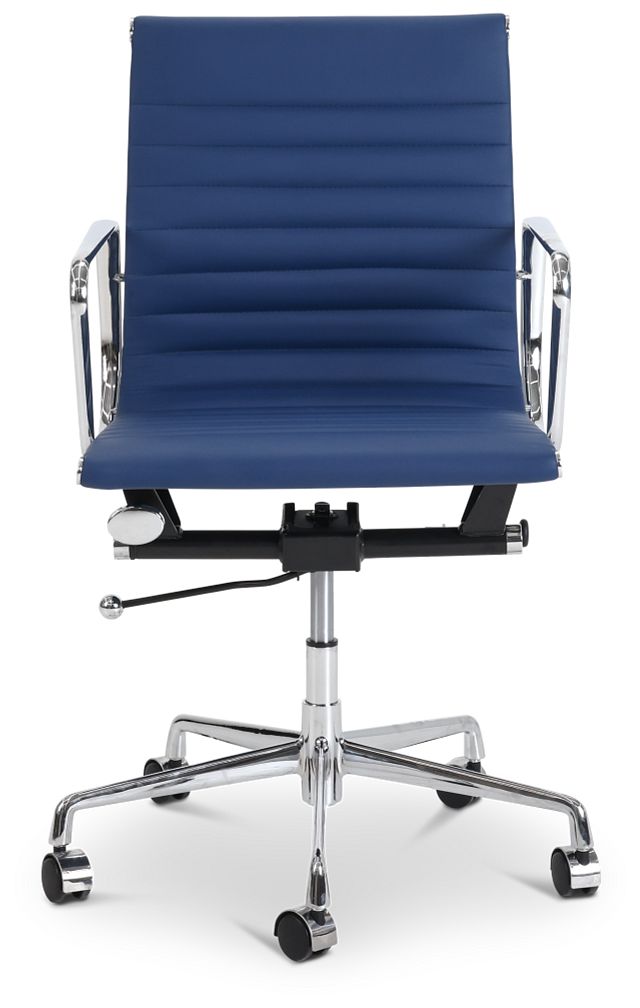 Mateo Dark Blue Desk Chair
