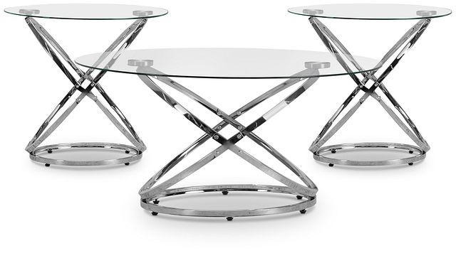 Vivian Glass 3 Pack Tables