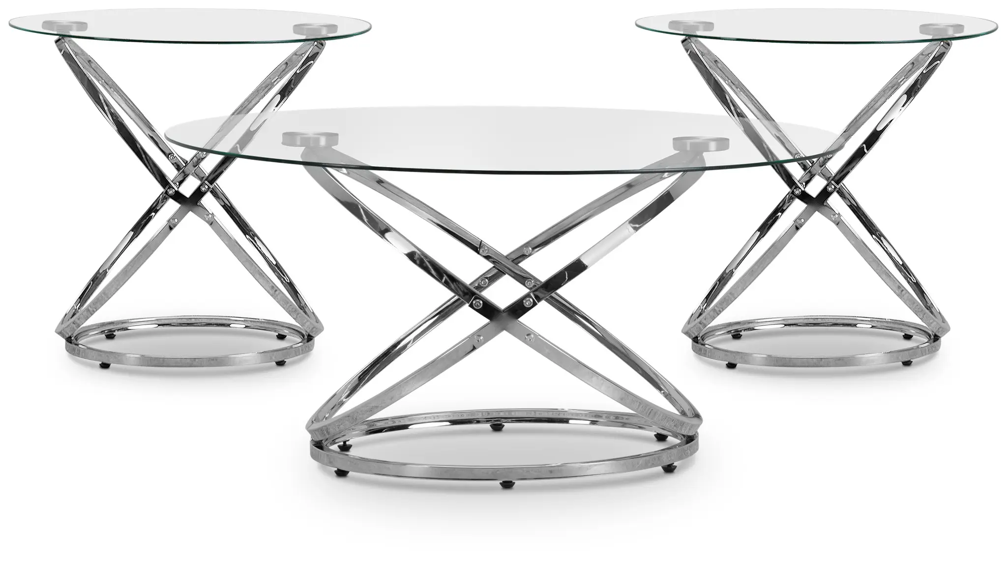 Vivian Glass 3 Pack Tables Vivian Glass 3 Pack Tables