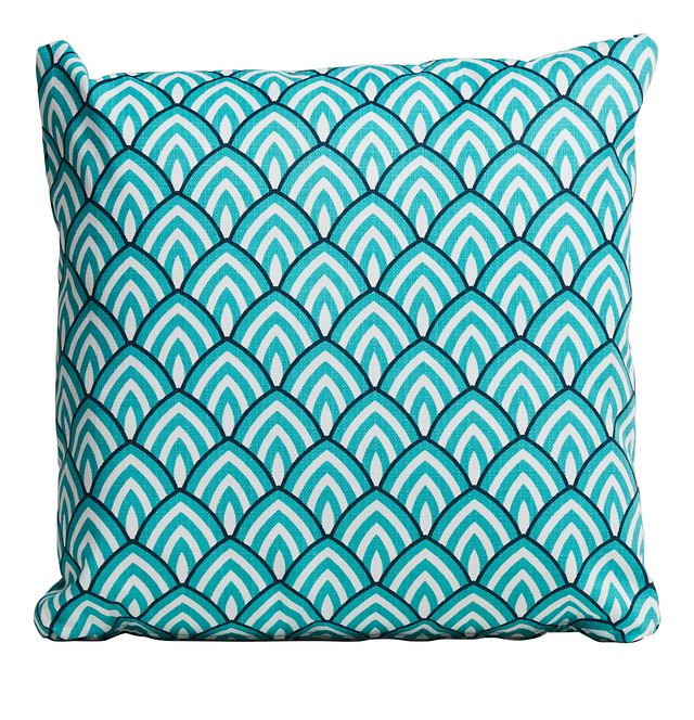 Lalo Aqua 20" Indoor/outdoor Accent Pillow