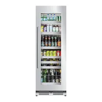 Xo Appliance 2470 Series Beverage Center Stainless Steel Rvrbl Door Beverage Center