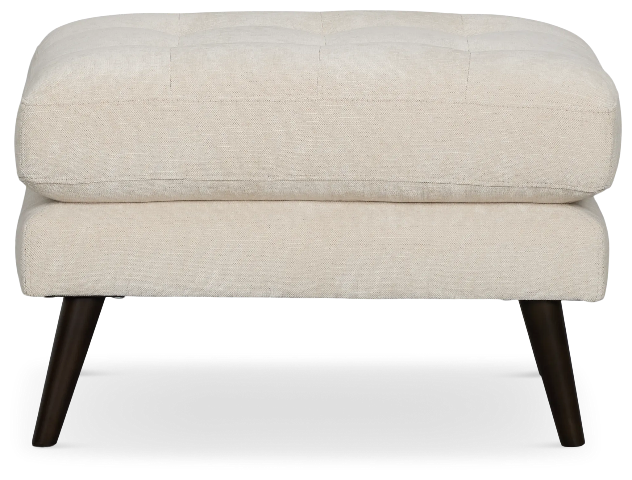 Indie Beige Fabric Ottoman