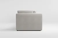 Destin Maguire Pewter Fabric 3-piece Modular Sofa