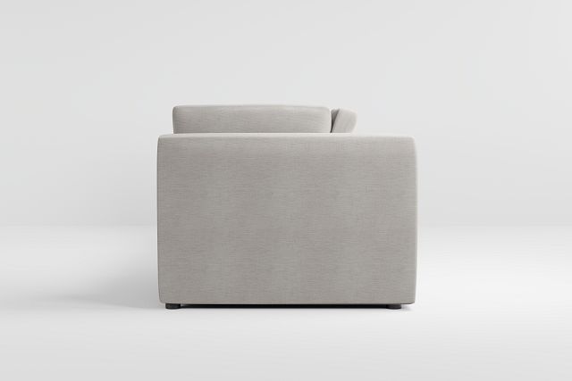 Destin Maguire Pewter Fabric 3 Piece Modular Sofa