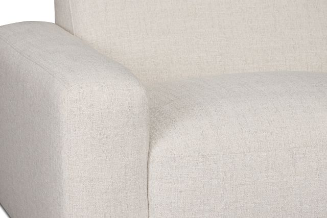 Baylor Light Beige Fabric Left Chair
