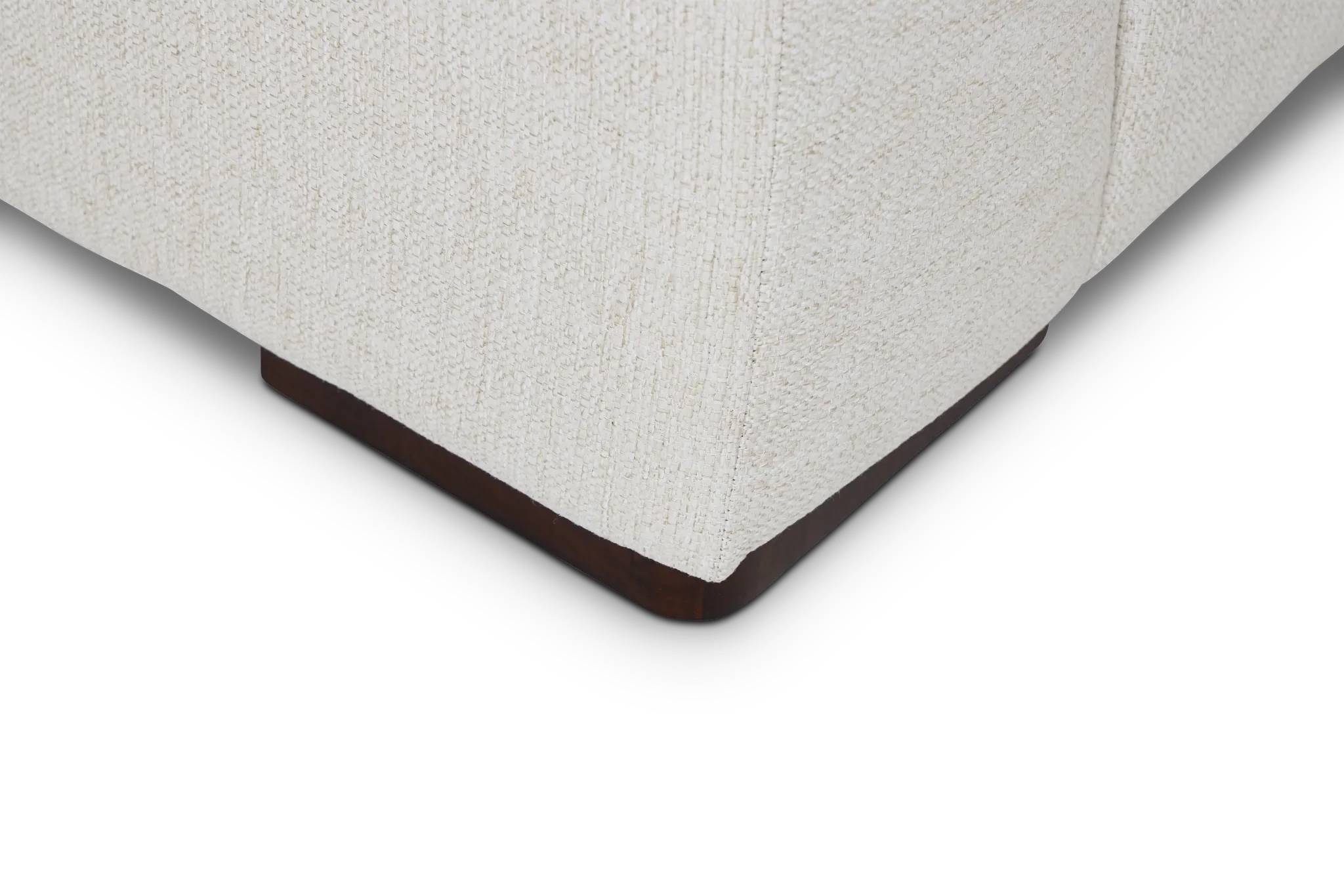 Veronica White Down Small Right Chaise Sectional