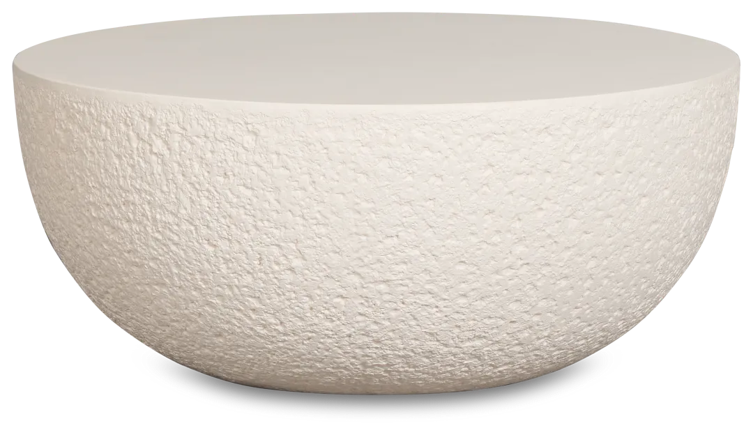 Calia White Round Accent Table