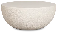 Calia White Round Accent Table