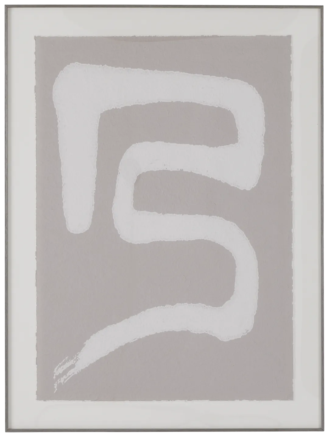 Shaya Khaki Framed Wall Art