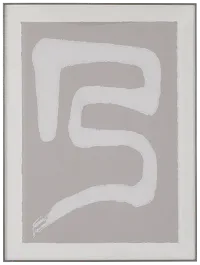 Shaya Khaki Framed Wall Art