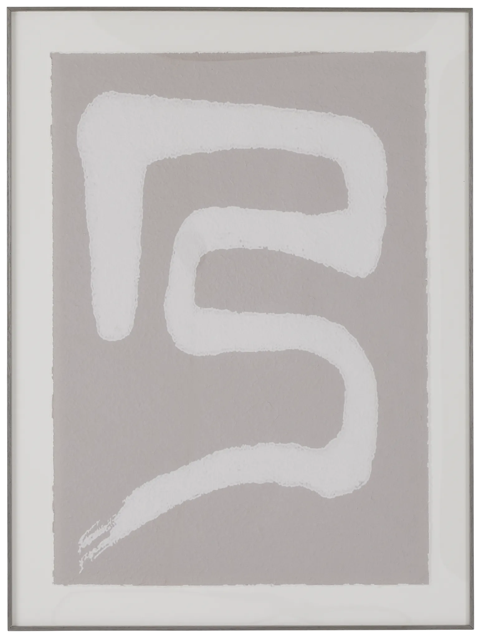 Shaya Khaki Framed Wall Art