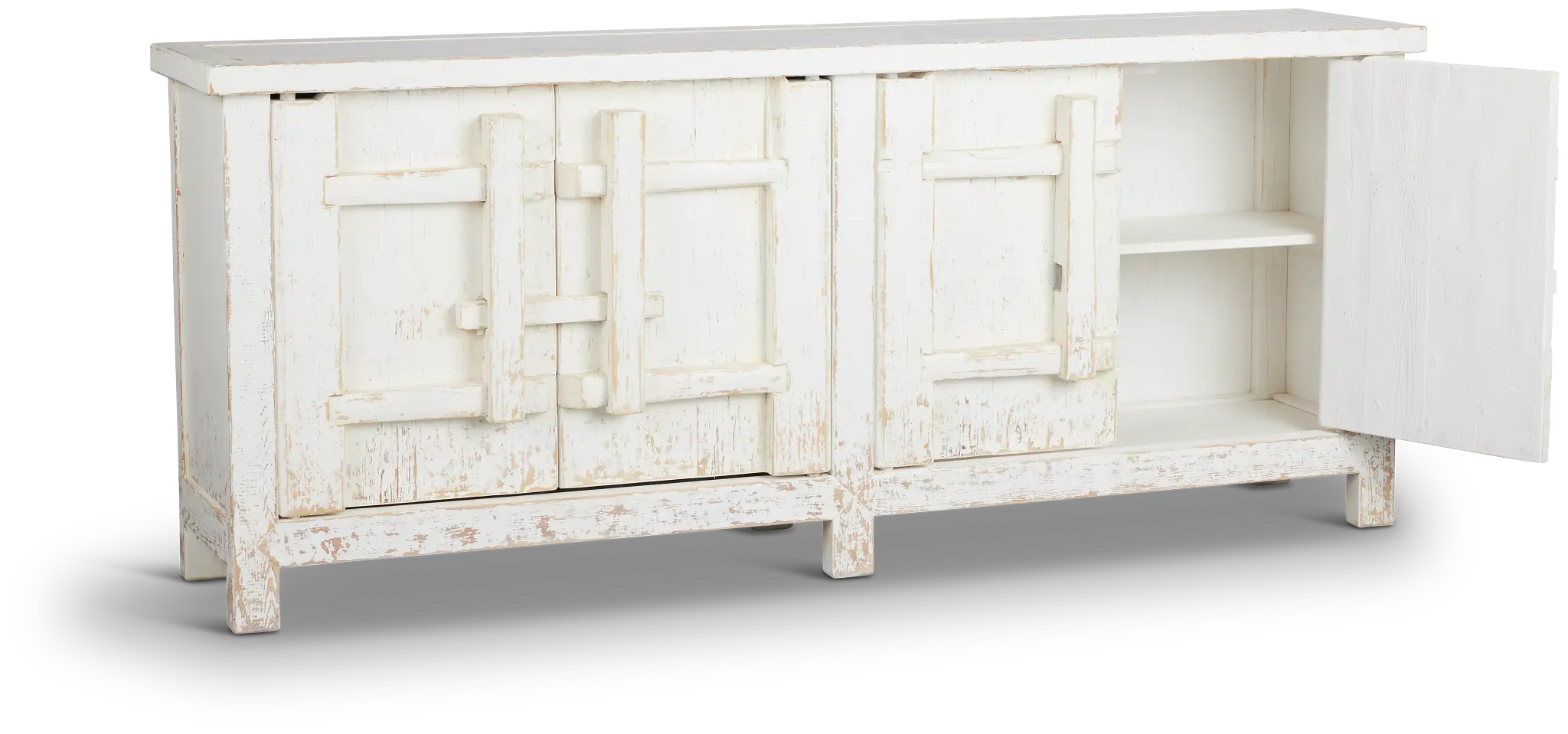 Theo White Four-door Cabinet Theo White Four-door Cabinet