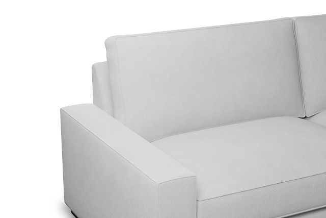 Edgewater Suave White 96" Sofa W/ 2 Cushions