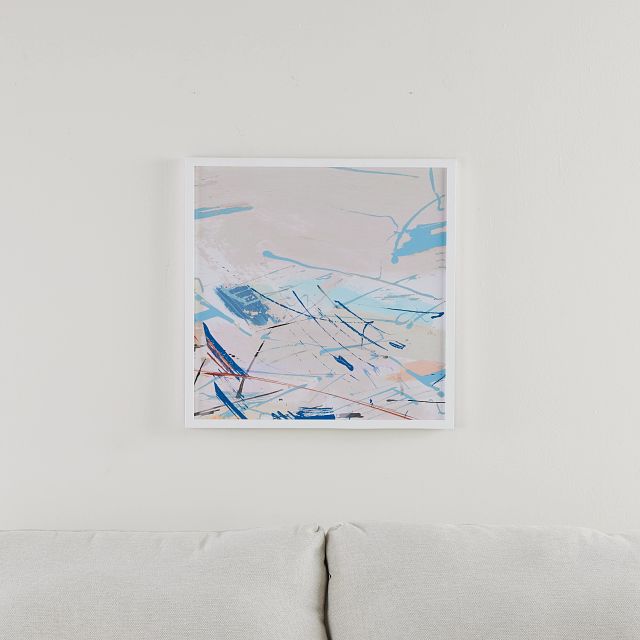Elly Ivory Framed Wall Art