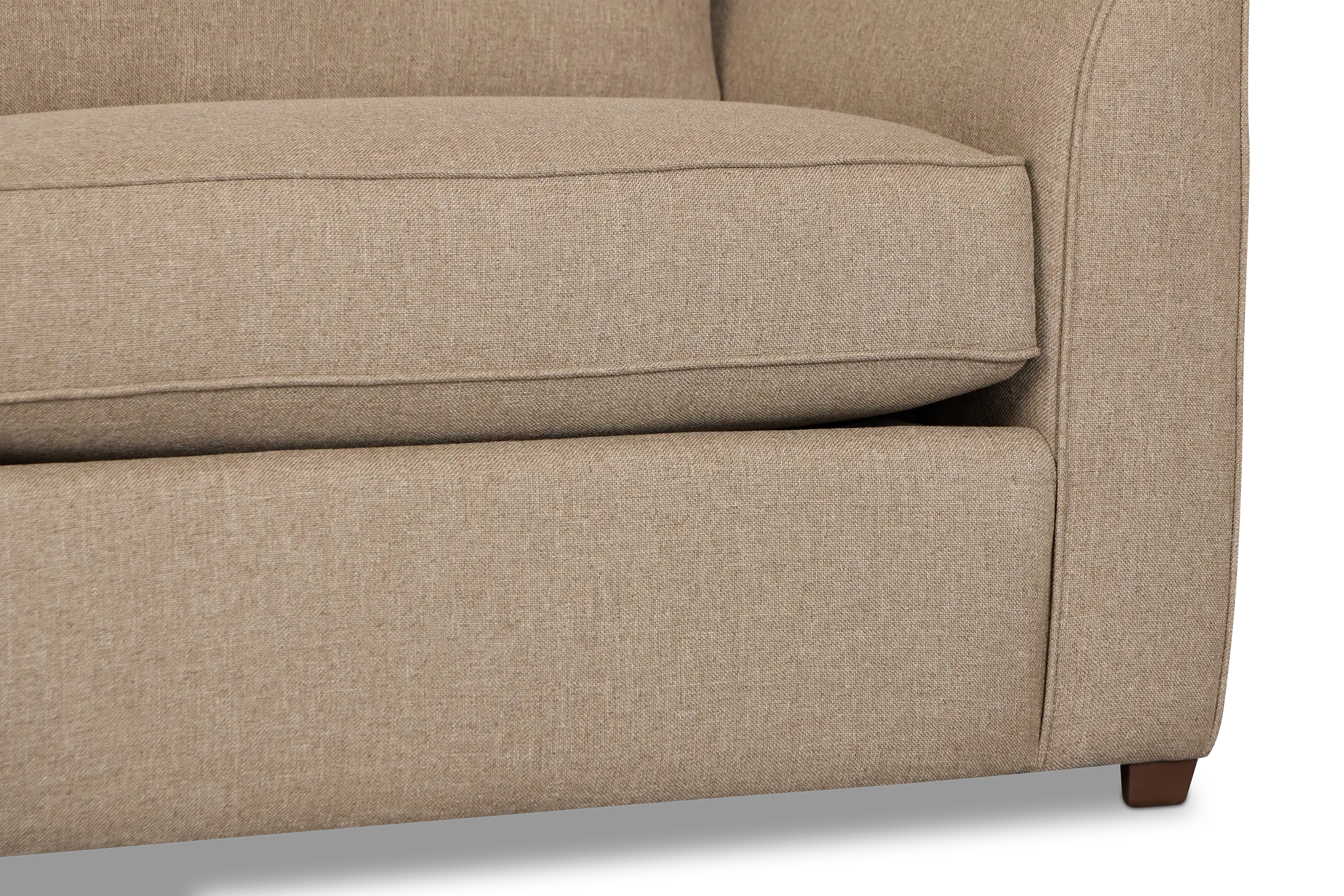 Tate Brown Fabric Cooling Memory Foam Sleeper Tate Brown Fabric Cooling Memory Foam Sleeper