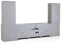 Newport Gray Large Door Entertainment Wall