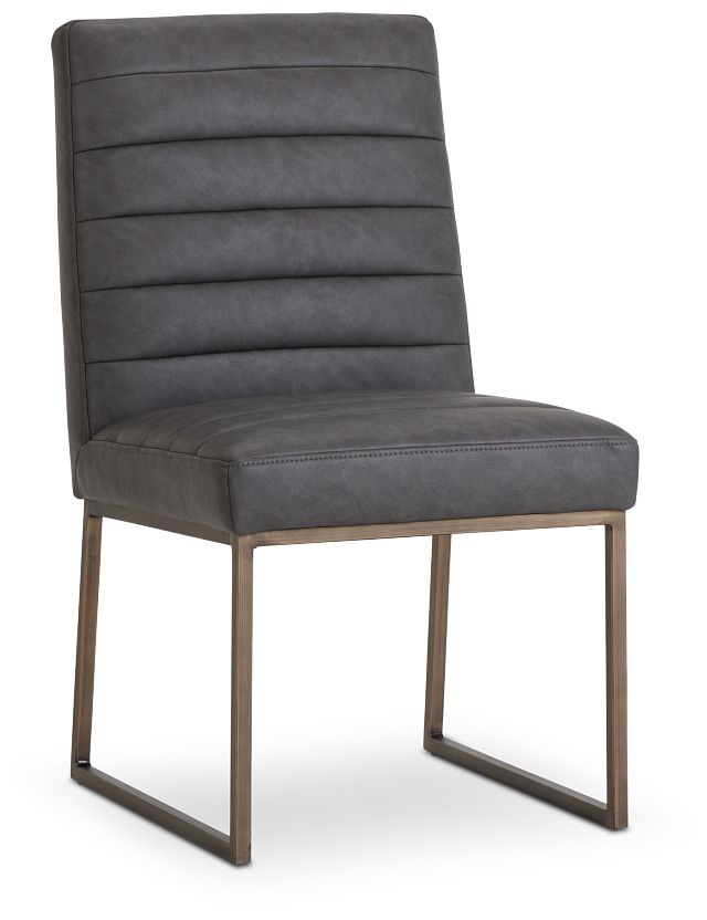 Miller Dark Gray Upholstered Side Chair