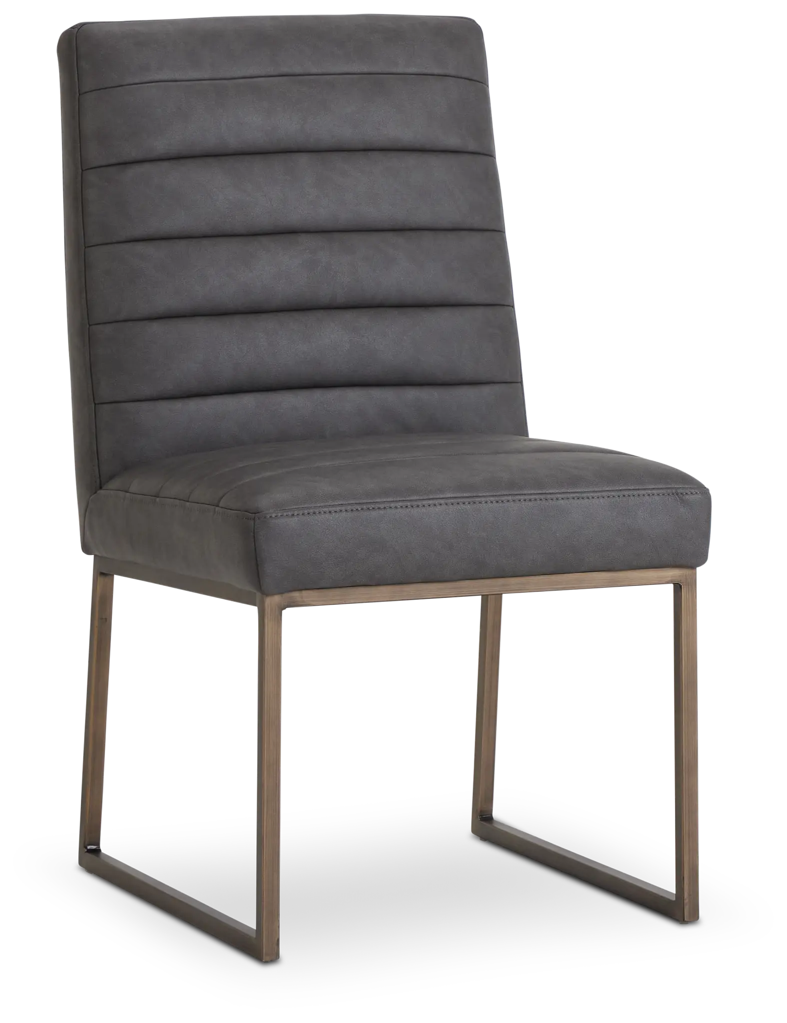 Miller Dark Gray Upholstered Side Chair Miller Dark Gray Upholstered Side Chair